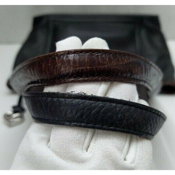 Brighton Black Pebbled Leather Pockets Double Handles Tote Shoulder Bag - Picture 6 of 14